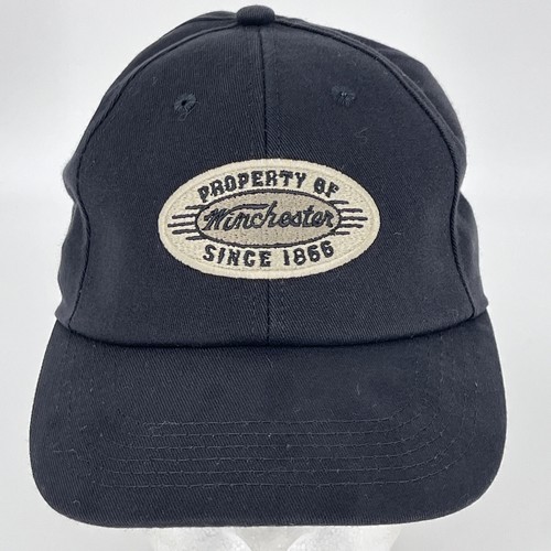 Winchester Hat - Vintage 90s K-Products SnapBack Black Baseball Cap NWOT - Picture 3 of 11