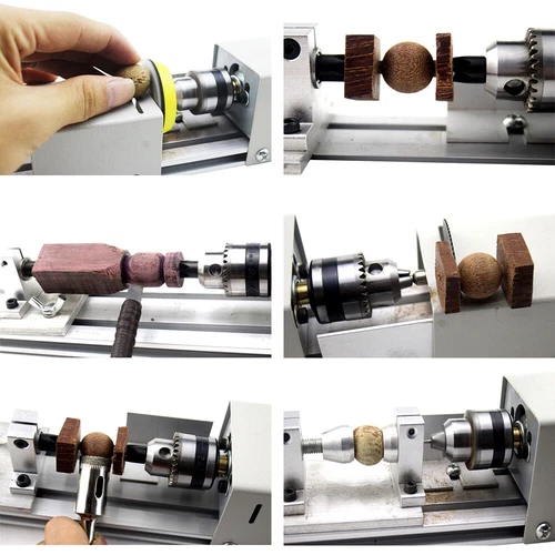 Mini pulidora de cuentas de torno de madera Aitoserlea mecanizado CNC para carpintería de mesa - Imagen 5 de 6