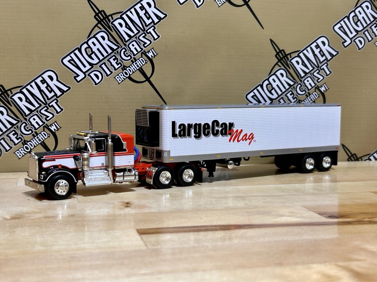 DCP 1/64 Kenworth W900A Vintage Style Reefer Semi Truck Farm Toy