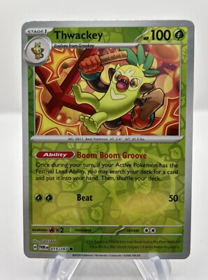 Thwackey - Reverse Holo - 15/167 Twilight Masquerade - Pokémon TCG