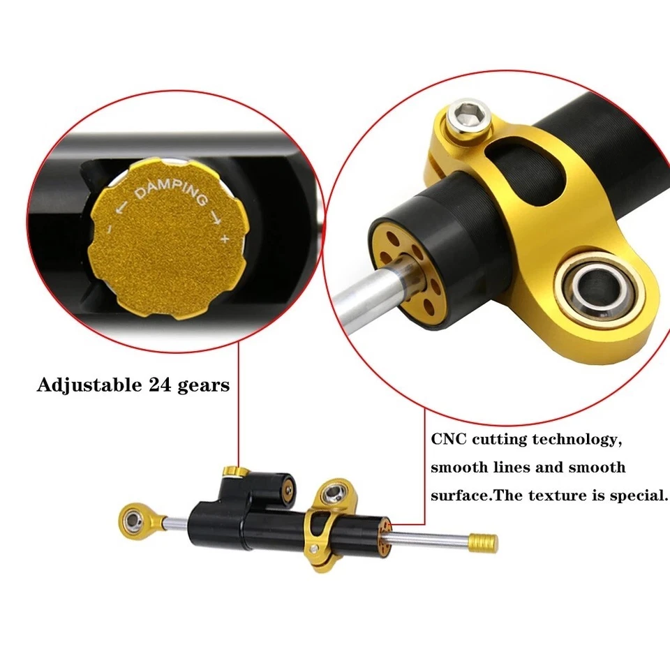 For Kawasaki Ninja300 2013-17 Steering Damper Stabilizer Bracket Mount Kit Ninja - Изображение 2 из 4