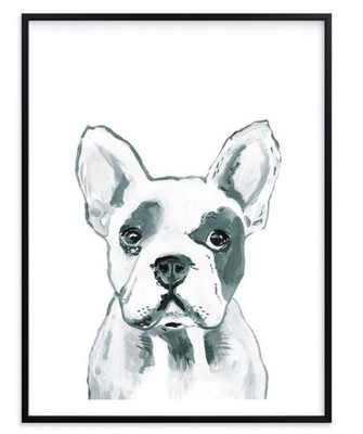 New Pottery Barn Teen Minted Hey Mr Dog 8 X 11 Wall Art Black