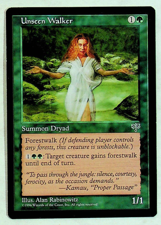 Unseen Walker - Mirage - 1996 - Magic the Gathering