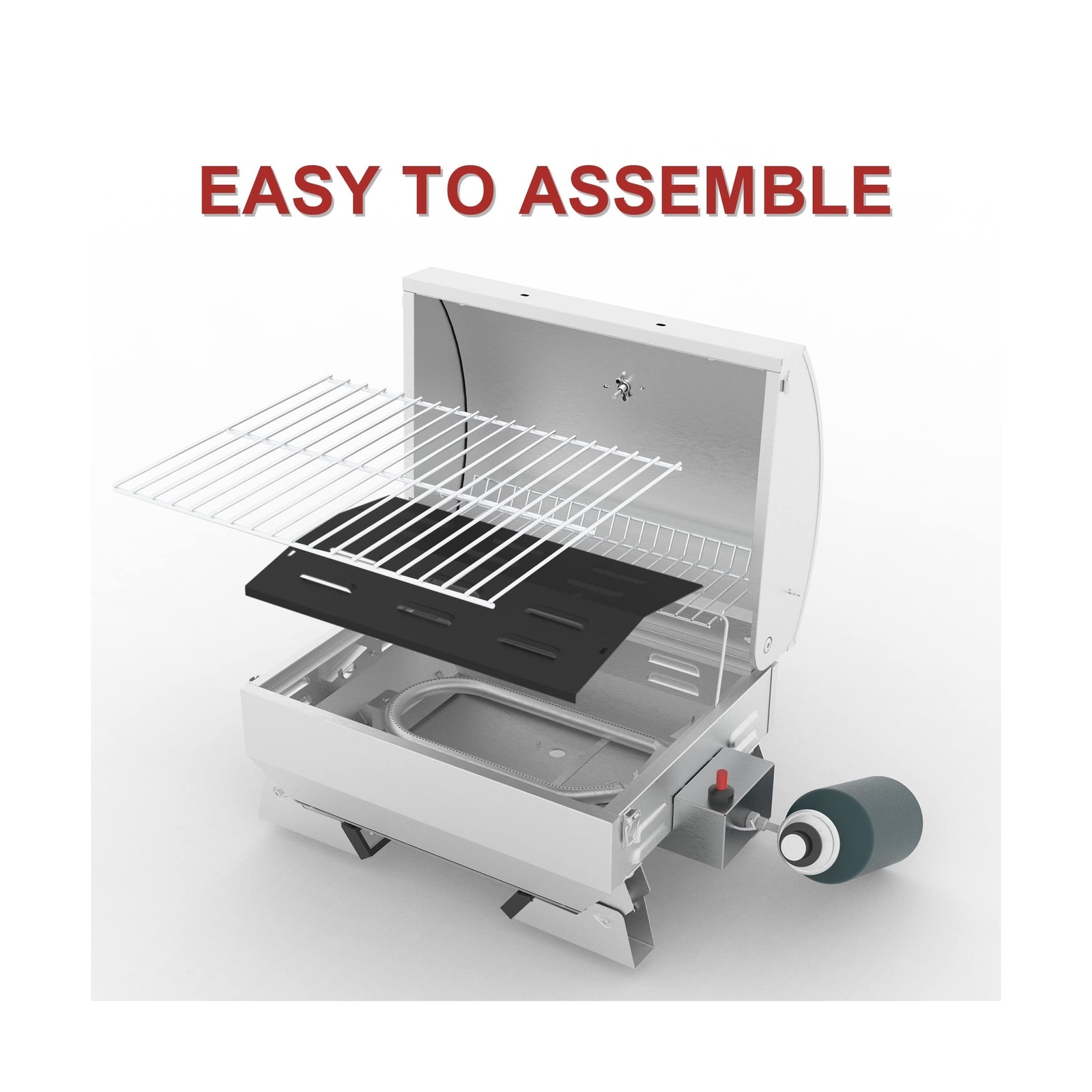 Royal Gourmet GT1001 Stainless Steel Portable Grill, 10000 BTU BBQ ... Fast Ship