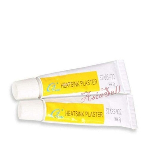 2x Thermal Conductive Heatsink Hard Set Plaster Glue Paste 5g Tubes Compound - Picture 2 of 2