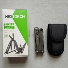 Nextorch Pioneer MT20 Rescue Pliers - 14-in-1 Multi-Tool w/60mm Serrated Shears