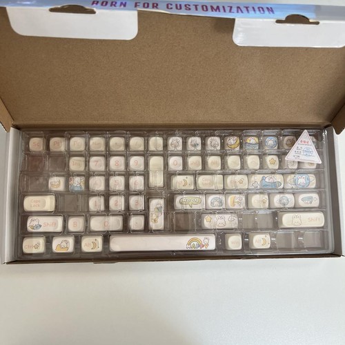 Epomaker Aura75 Mechanical Keyboard Moa Keycaps - Foto 3 di 4