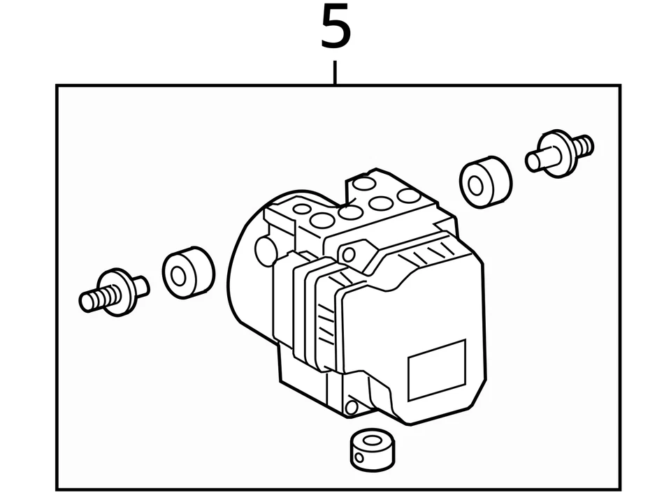 OEM ABS Anti-Lock Brake Part Actuator And Pump Assembly Fits 09-10 LEXUS IS250 Foto 4 de 4