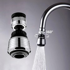 360 Rotating Faucet Aerator Water Saving Tap Nozzle Filter Swivel Diffuser Steel