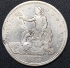 1875 s Trade Dollar VF+ ChopMark