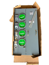 Square D MPR44-125 4-Gang Meter-Pak Type 3R Enclosure 125A 120/240V 1-Phase