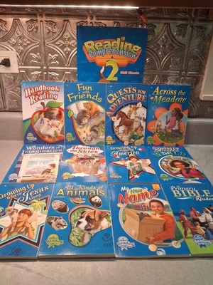 Abeka (2nd Grade) Reading Set of 13 Fun w. Friends, Quests, Growing Up, Read Co.