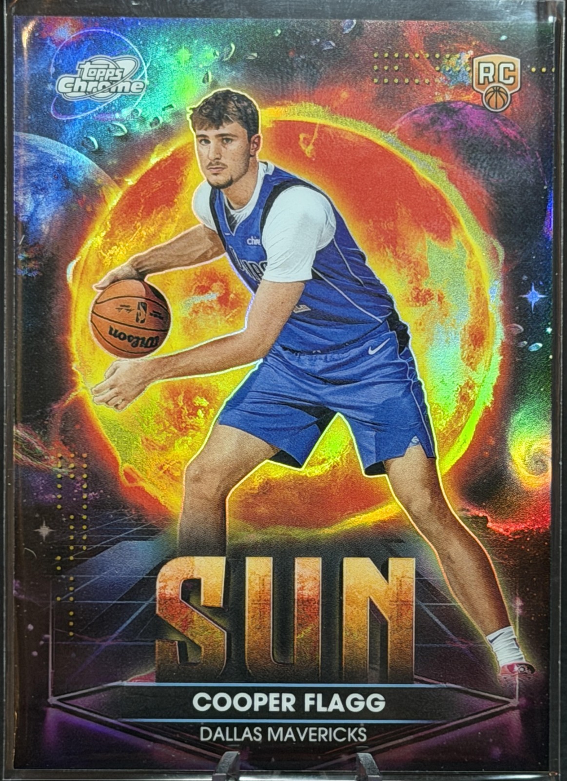 2025-26 Topps Chrome Cosmic Planetary Pursuit Sun #PPS-8 Cooper Flagg