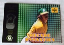 2001 Upper Deck Decade Dynasty Dennis Eckersley D4 Oakland Athletics HOF 