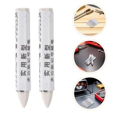 12 Pcs White Wax Tire Marker Crayons Waterproof Auto Tire Pen For Vehicle Use