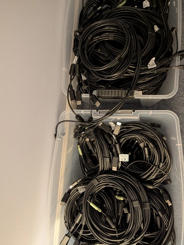 Vertiv Avocent CBL0107 Dual Display Port KVM Cables 10ft - Image 2 of 2