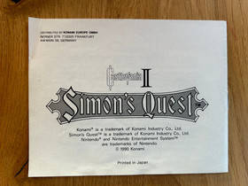 NES - Castlevania II: Simon's Quest | CIB