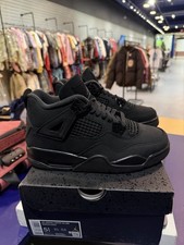 Air Jordan GS 4 Retro "BLACK CAT" 2025 - Size 5.5Y - IB4171 010 NEW Authentic