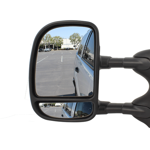 Fit Excursion 99-16 Superduty Manual Extendable Towing Trailer Side Mirrors Pair - Picture 4 of 8