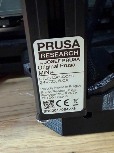 Prusa Mini+ 3D Printer - Orange/Black - Used, No Known Issues - Comes As Is - Picture 3 of 3