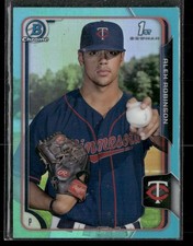 2015 Bowman Draft #198 Alex Robinson Chrome Blue Sky Refractors