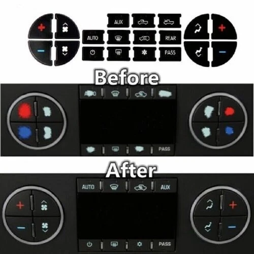 For GMC Buick Chevrolet Tahoe Yukon Ac Climate Control Dash Button Repair Mfydnr