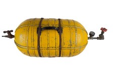 Original WWII US Air Force Kidde Aviators Breathing Oxygen Cylinder Steel Tank