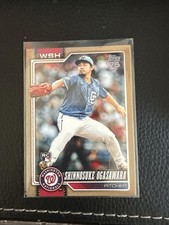 2026 Topps Gold Parallel #32 Shinnosuke Ogasawara 0571/2026 Washington Nationals