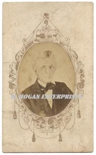 Vintage 1867 Distinguished Man Washburn's Studio New Orleans LA CDV Photo N0A