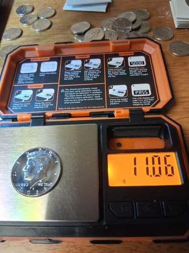 2025 P Kennedy 50 C  planchet Error 11.06  Grams uncirculated Uncertified.