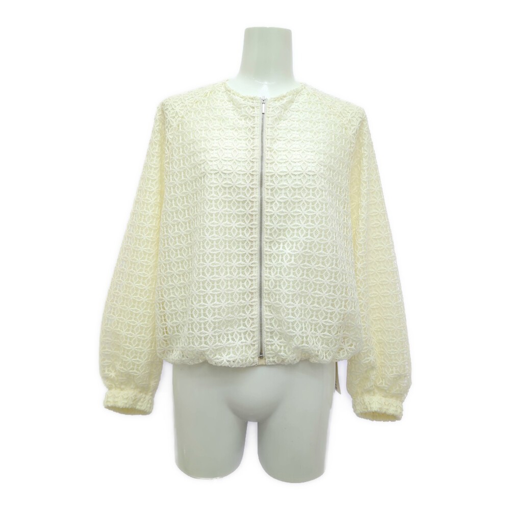 ALTRA Giacca blouson in pizzo raglan INED capospalla leggera 71 52144023 9 bianco sporco