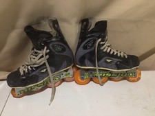 Vintage Mission Proto SV Violators Roller Blades Hockey Skates Adult Size 9