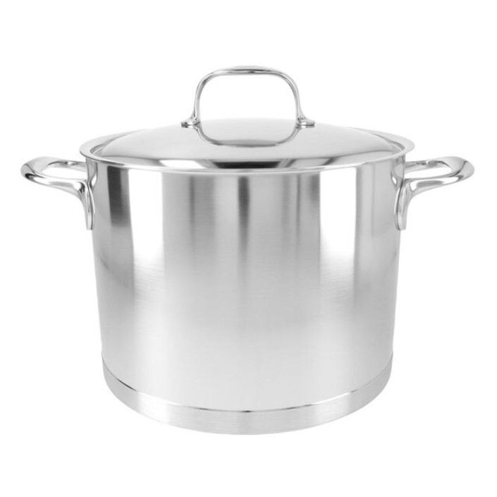 Demeyere Atlantis 8.5 qt Stock Pot With Lid, 18/10 Stainless Steel