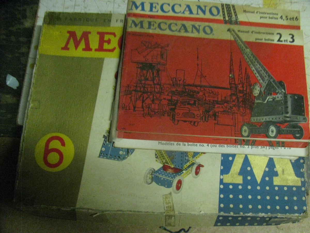 Meccano: Plans de la boite n. 6 / Set #6 manuals - Free