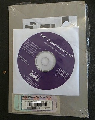 Microsoft Windows 98 Second Edition  Englisch , DELL gelabelt