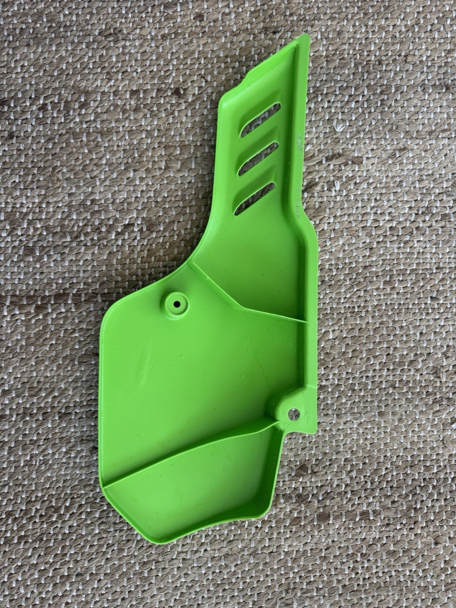 Kawasaki 1989 1990 KX80 OEM Right-Side Frame Cover / Race Plate