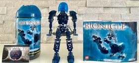 Bionicle Toa Metru Set of 6: 8601-8606 w/Mans, Cans, Kanoka Cards & Glitter Lids