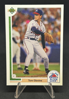 Tom Glavine - HOF - 10 Time All-Star - 1991 Upper Deck Final Edition # 90F (A)