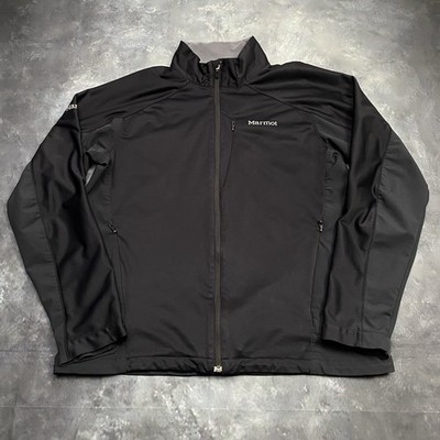 Marmot WINDSTOPPER Jacke Herren Schwarz Gr. XL #H7-21