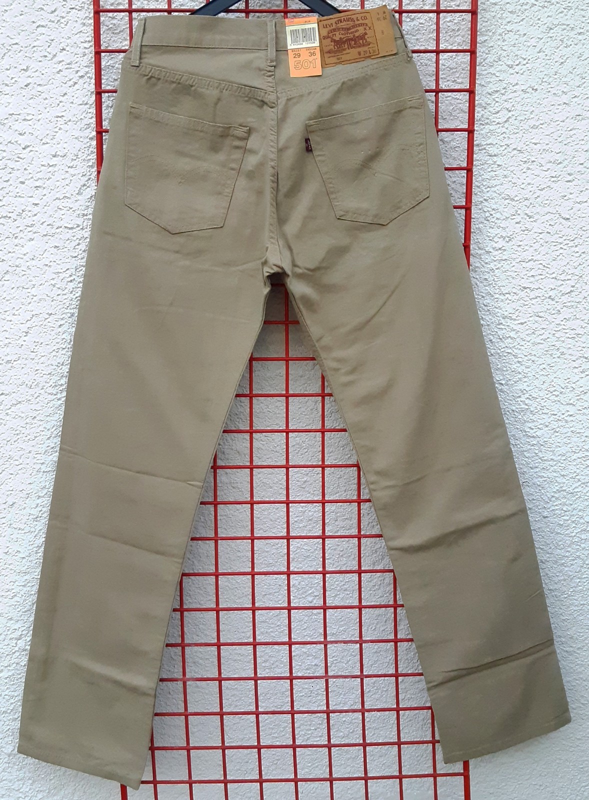 Vintage 90s LEVIS 501 Jeans USA size W29/L36 NWT image 5