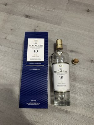 The Macallan 18 Year Double Cask Empty Bottle Highland Single Malt Scotch 2022
