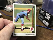 1989 Upper Deck #511 Steve Bedrosian Philadelphia Phillies - Nice Card!