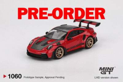 Pre-order) Mini GT #1060 Porsche 911(992)GT3 RS Weissach Package