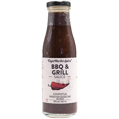 Cape Herb & Spice Chipotle Steaksauce  BBQ und Grill Sauce Steak Sauce - 375 mL