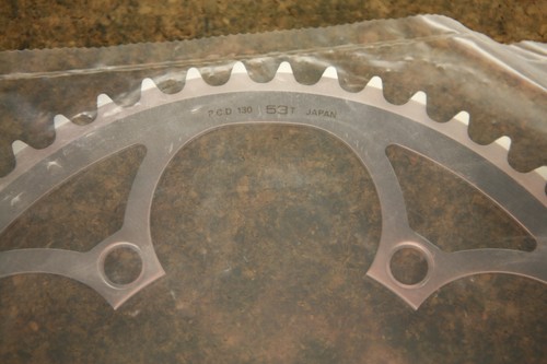 Vintage NOS NEW Suntour Superbe Pro chainring 53t / 130 BCD - Picture 2 of 4