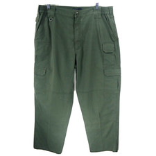 5.11 Tactical Series Men's Green 40x30 Cargo Utility Outdoor Work Pants 74273