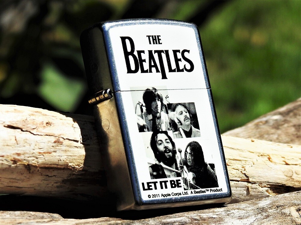 Zippo Lighter - The Beatles - Let it Be - John Lennon, Paul