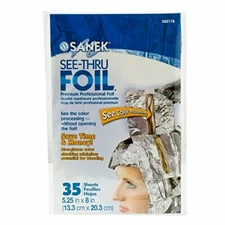 GRAHAM BEAUTY SANEK SEE-THRU FOIL 35 SHEETS HAIR COLOR PROCESSING #580178
