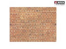 NOCH 57550 Spur H0/TT Mauerplatte “Ziegelstein”, 32 x 15 cm