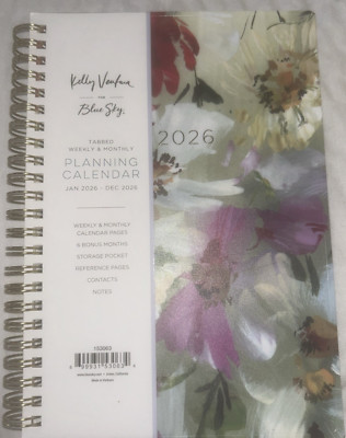 2026 Kelly Ventura for Blue Sky Cosmo Garden Planning Calendar W/M (5'' x 8'')